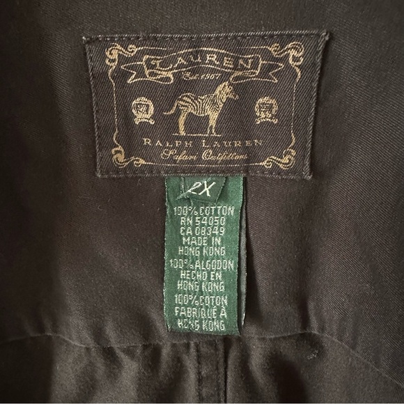 Ralph Lauren Safari Outfitters Black Snap Button Up Shirt Women's 2X Vintage - Picture 13 of 15